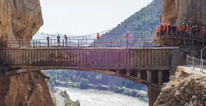 vista Caminito del Rey atracción Caminito del Rey visitas guiadas y excursiones en Málaga