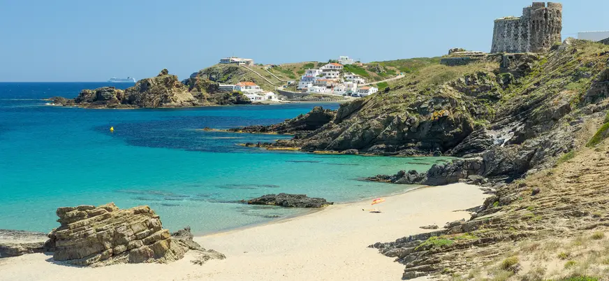 Playa de Sa Mesquida en Menorca