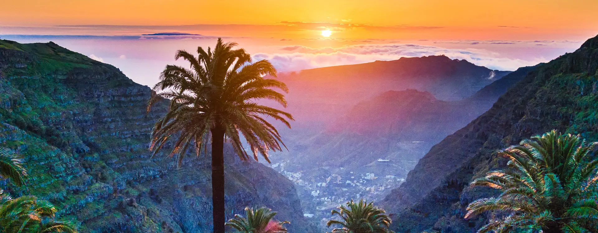 Aerial View of on of the Canary Islands - Guided tours and Trips in the Canary Islands