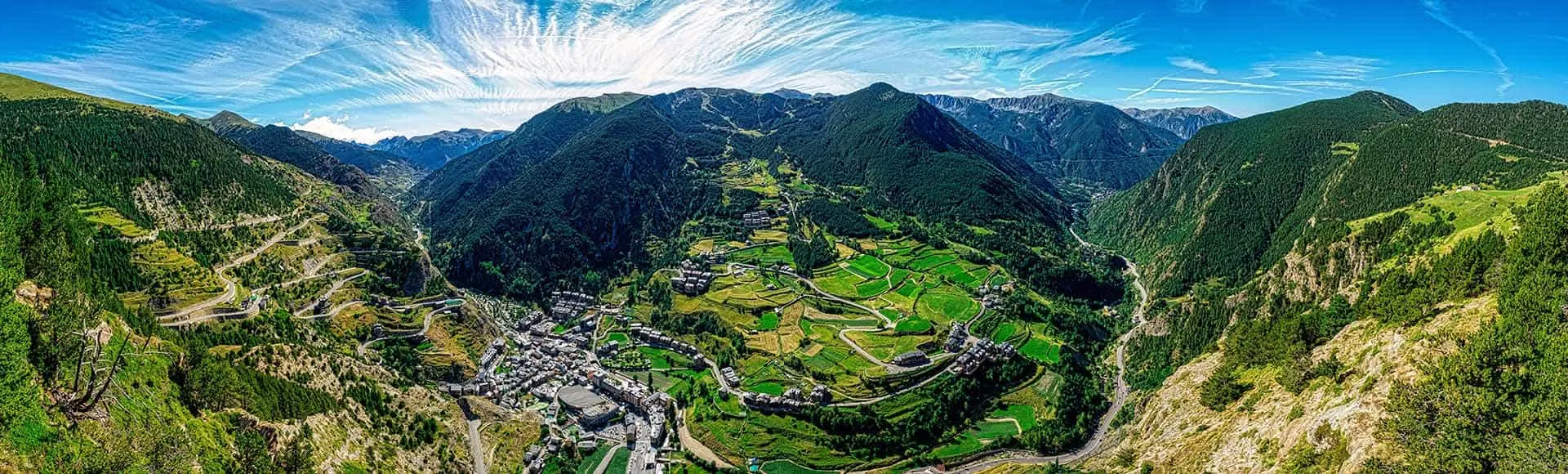Vista panorámica del Valle de Andorra -Excursiones y Actividades en Andorra