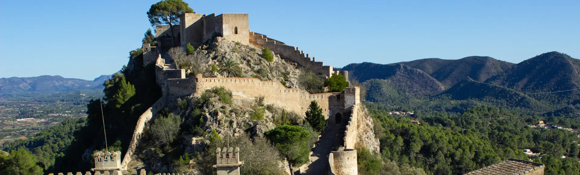 Castillo de Xátiva, uno de los principales atractivos turísticos.