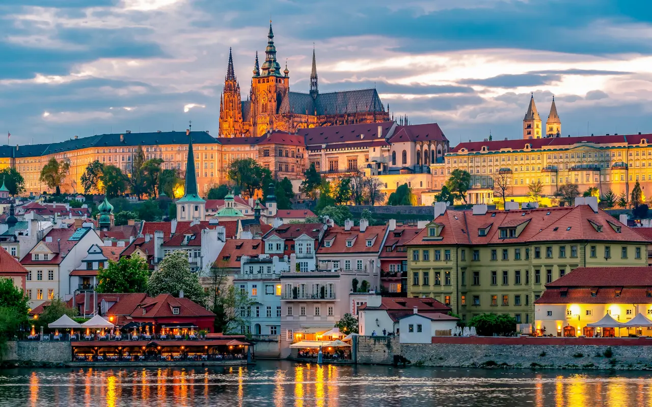 Praga plano general del casco antiguo