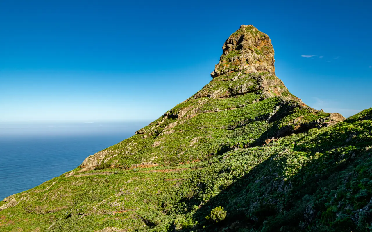 Rublo in the massif of Anaga in Tenerife.