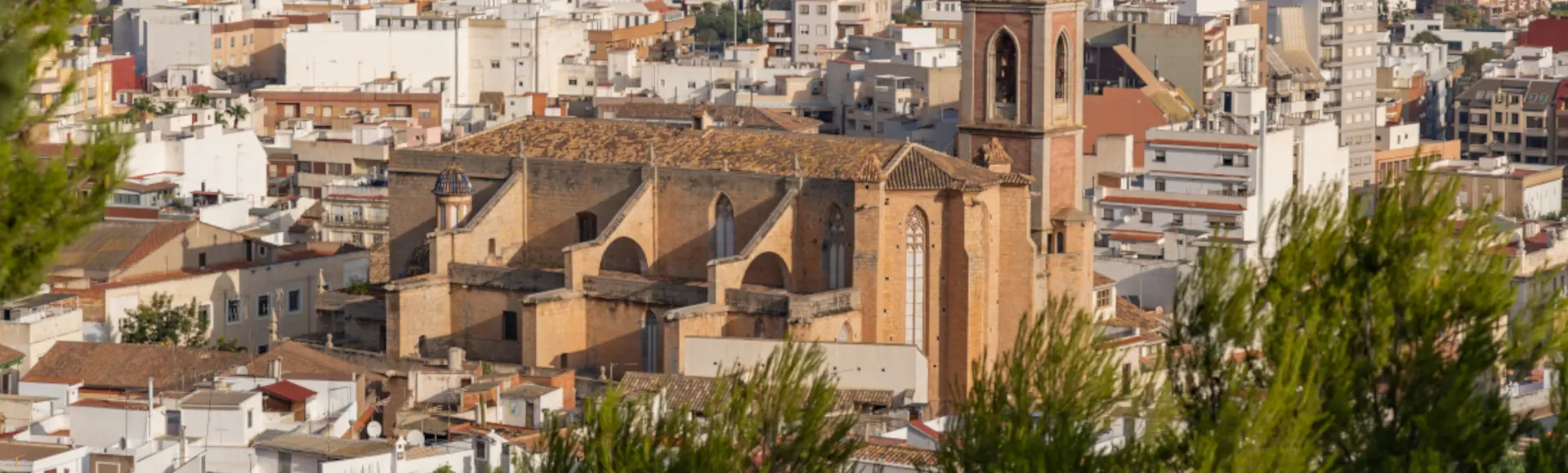 Vista panorámica de la ciudad de Sagunto.