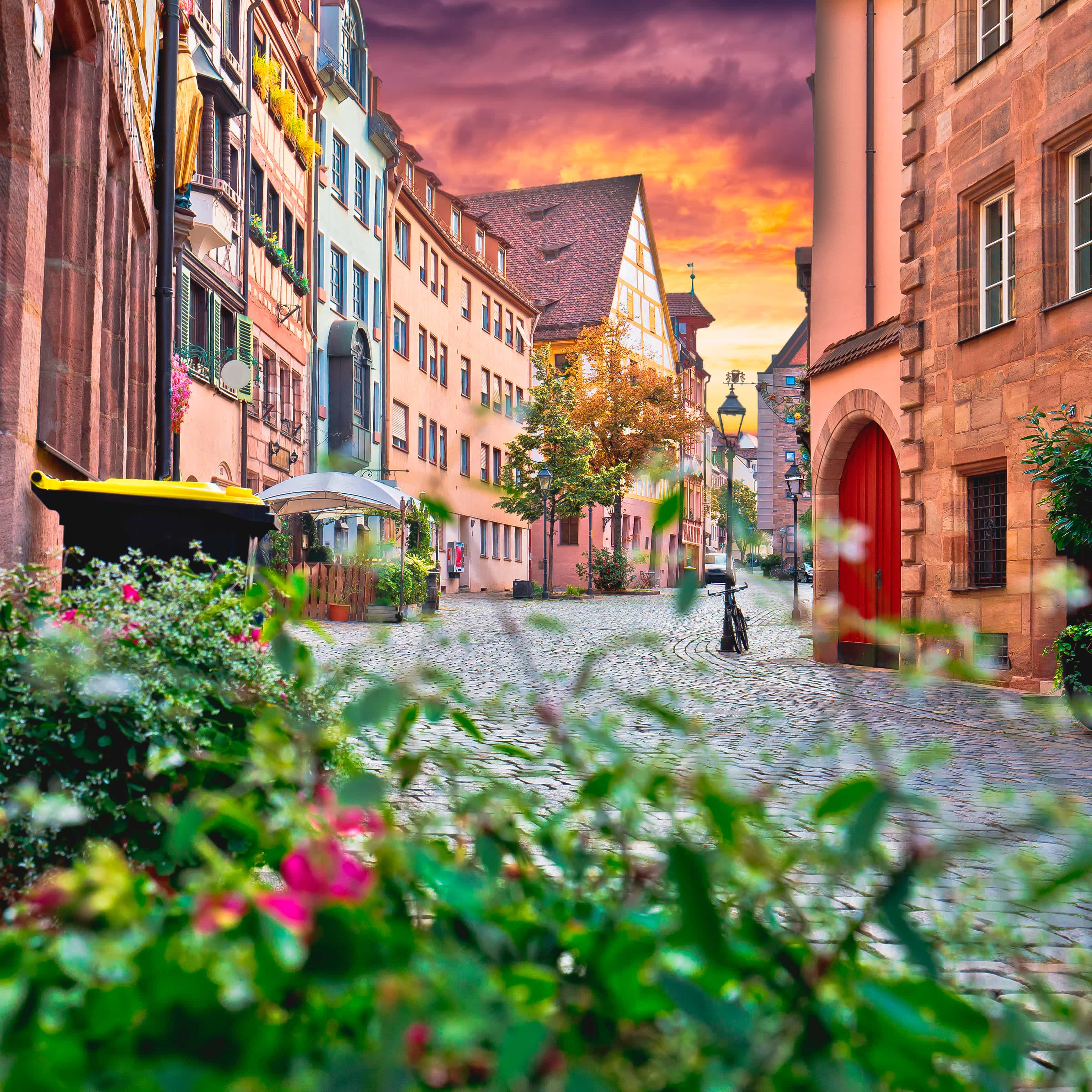 Calle típica de Núremberg- Tour tercer Reich y barrio judío