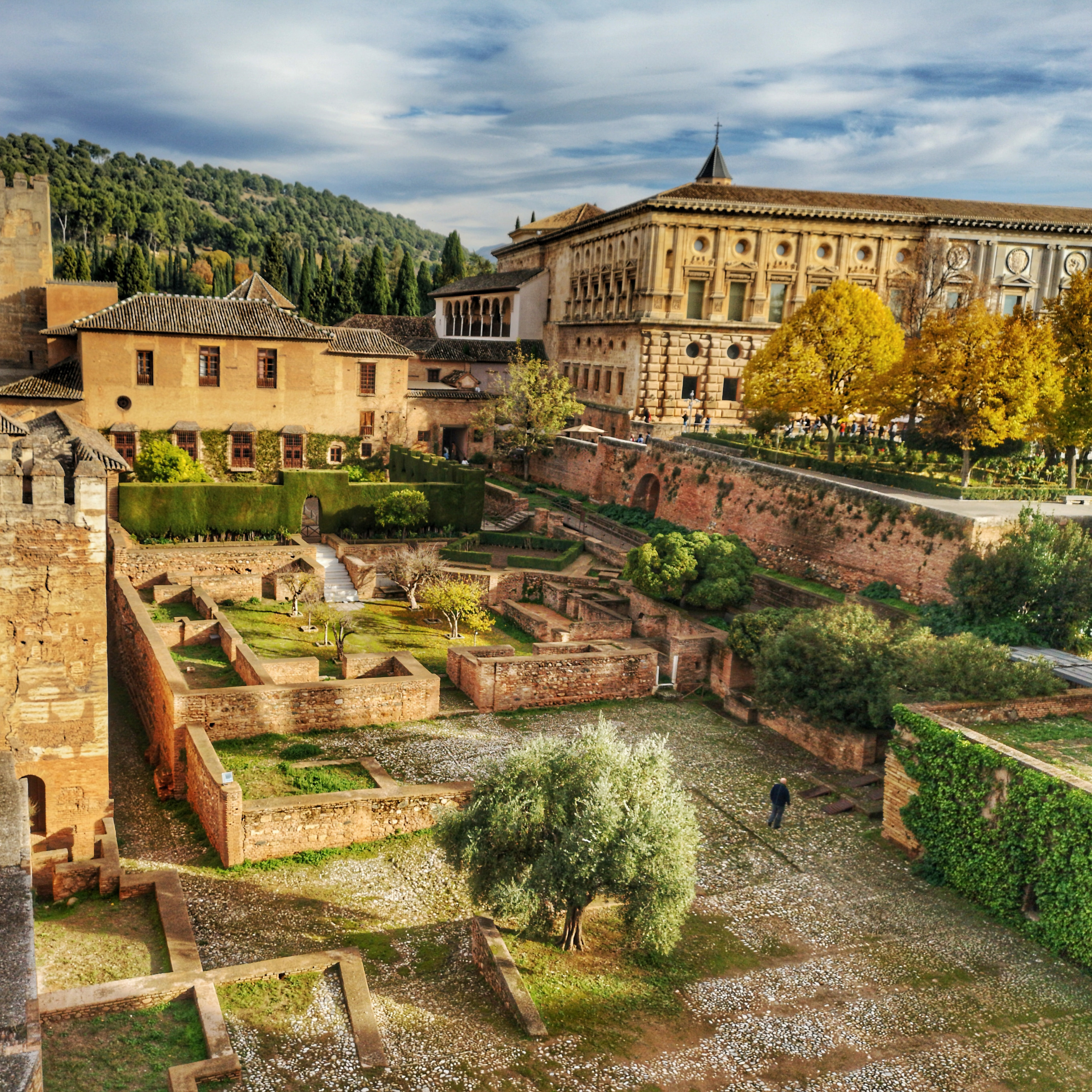 Jardines del Generalife y al Palacio de Carlos V - Excursión a Granada y la Alhambra desde Málaga - Buendía Andalucía