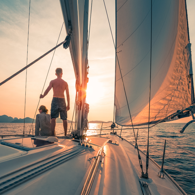 Alquiler de Velero en Almería- Puesta de Sol en Velero por la Costa de Cabo de Gata - Actividades y Excursiones Buendía Almería, Andalucía 