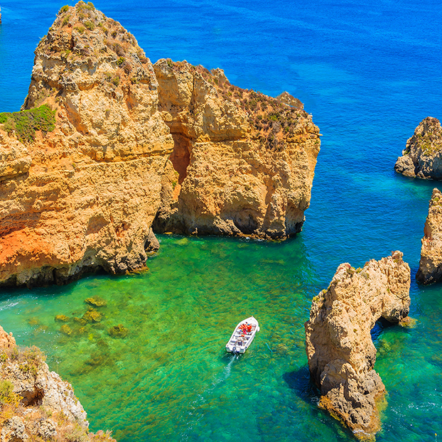 Excursión en Barco por las Grutas de Ponta da Piedade - Actividades y Excursiones Buendía Algarve, Portugal