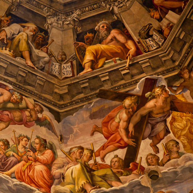Detalles del fresco del Juicio Final del duomo - Visita Guiada a la Catedral de Florencia con Acceso Prioritario y Grupo reducido - Actividades y Excursiones Buendía Italia