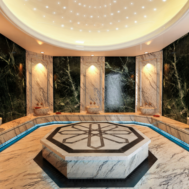 Sala de un Hammam - Experiencia Hammam de Madrid - Excursiones y Actividades en Madrid - Buendía Tours