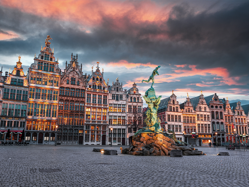 Vista de Amberes por la noche - Free Tour Nocturno de Amberes - Excursiones y Actividades en Amberes - Buendía