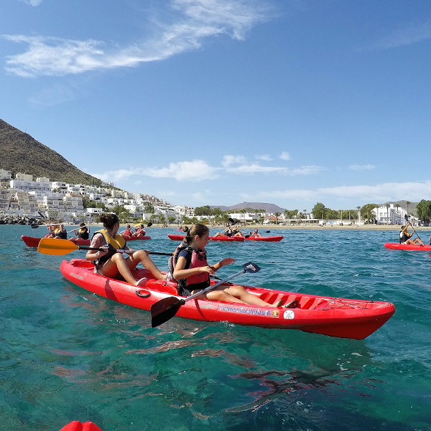 Canoa kayak en San José Almería
