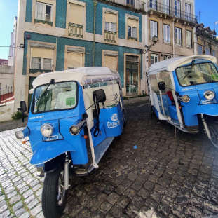Visita guiada en Tuk Tuk por Lisboa