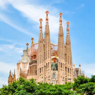 Acceso a las torres de la Sagrada Familia