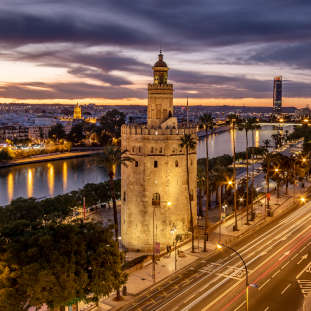 Visita guiada por Sevilla de noche