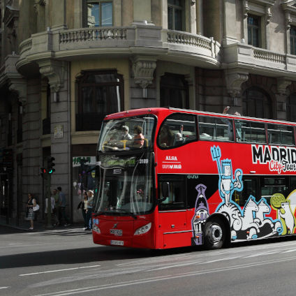 Bus hop On hop Off en Madrid