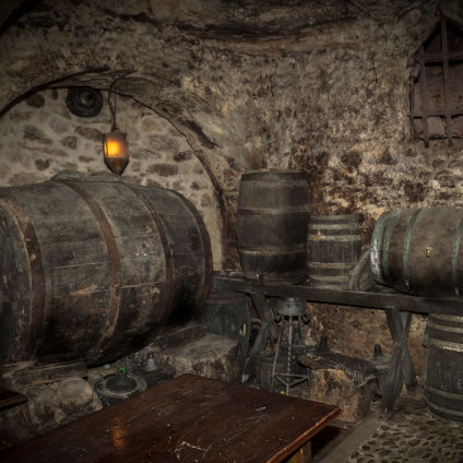Visitar bodega subterránea del siglo XIII