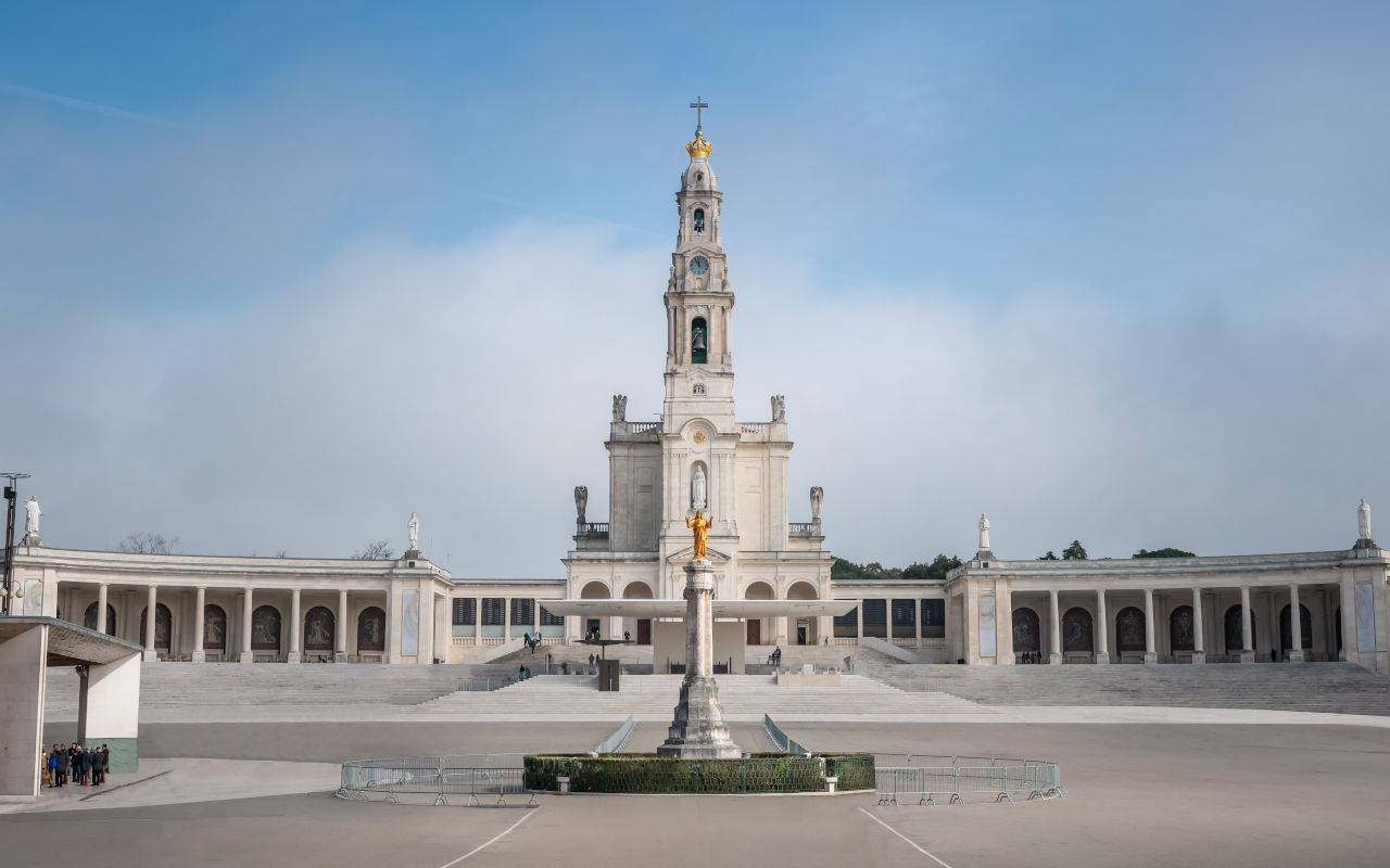 Basílica de Nuestra Señora del Rosario en el Santuario de Fátima