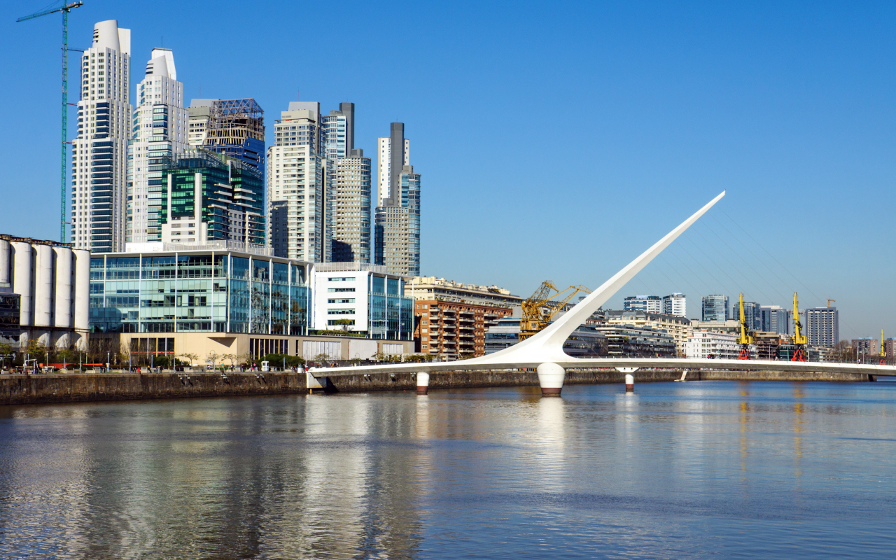 Desde el vehículo obtendremos unas panorámicas inmejorables del distrito más contemporáneo de Buenos Aires.