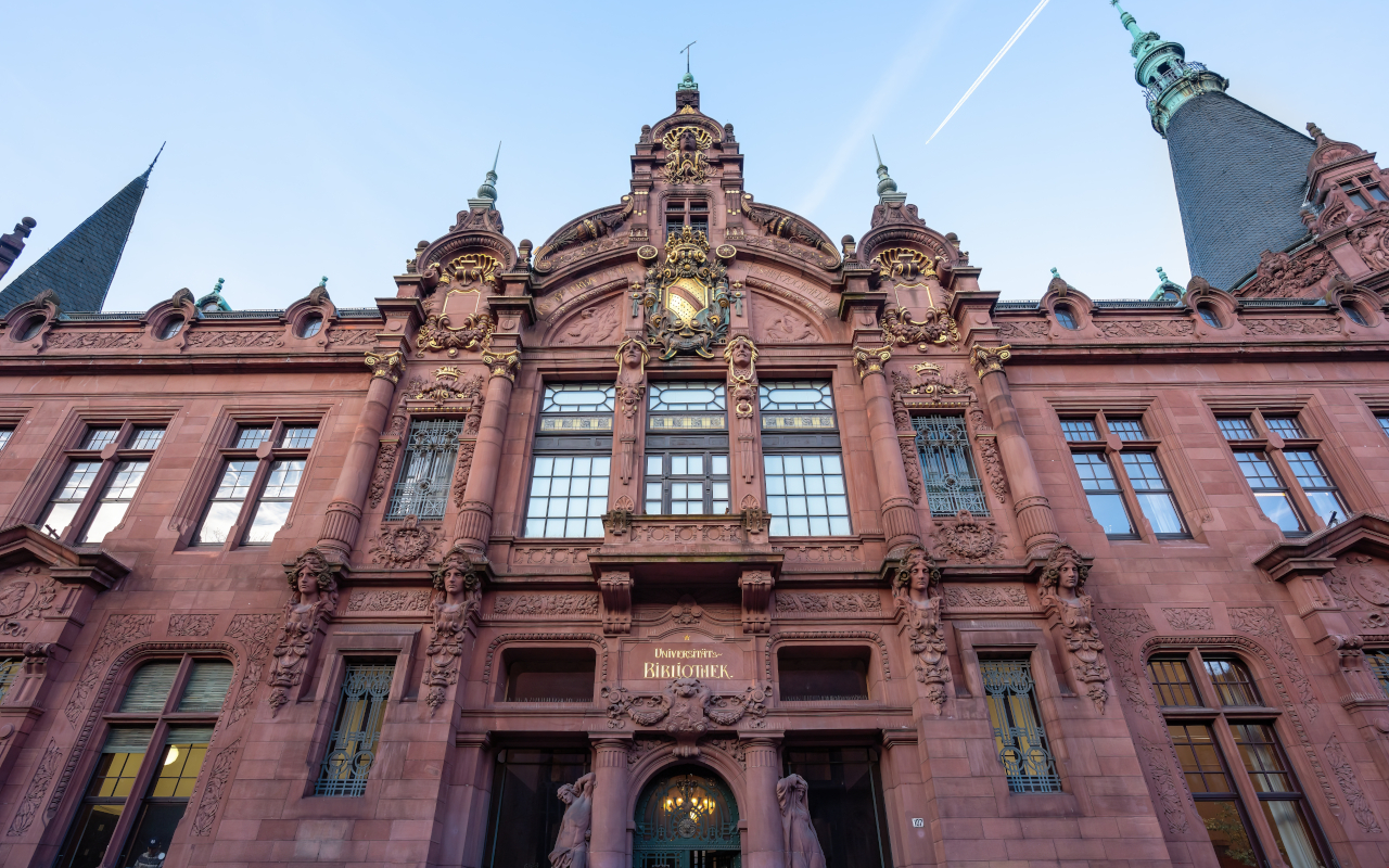 Biblioteca de la Universidad de Heidelberg, una de las instituciones más antiguas de Europa.