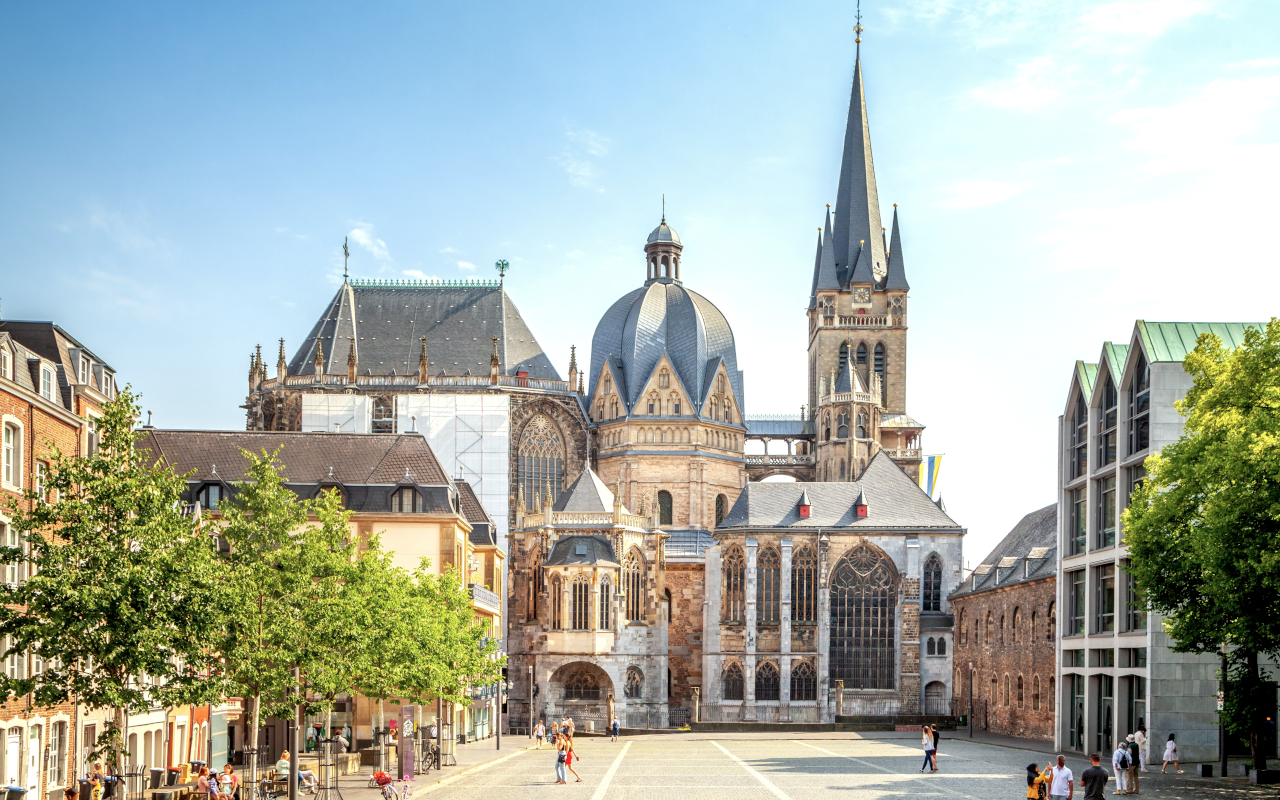 Catedral de Aachen, declarada Patrimonio de la Humanidad por la Unesco.