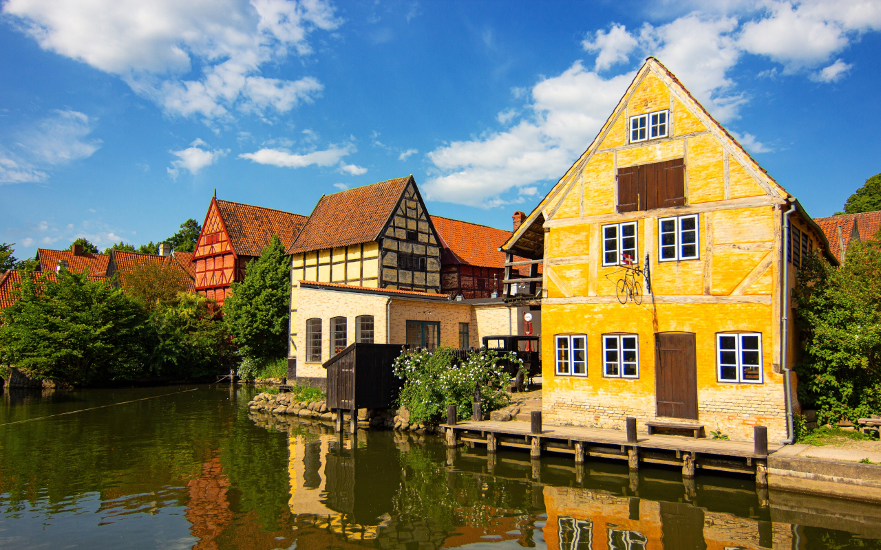 Den Gamle By, el barrio medieval por el que pasearás en este tour por Aarhus.