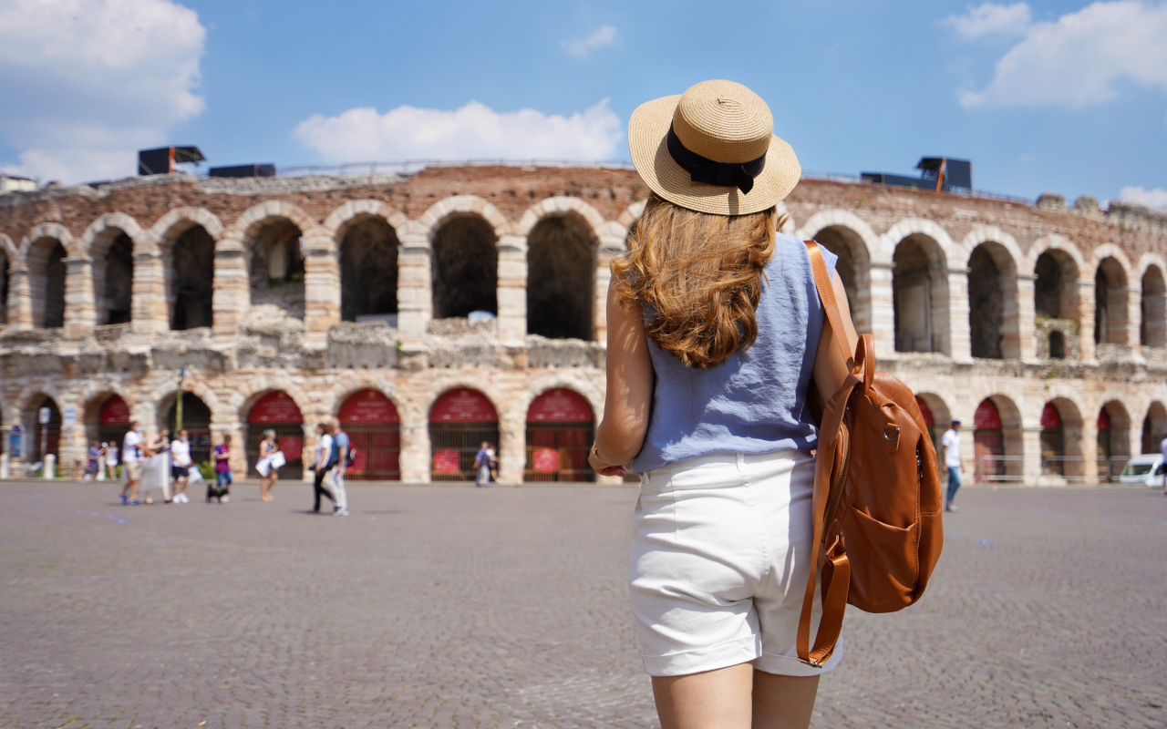 El anfiteatro de la Arena es uno de los monumentos más importantes de Verona.