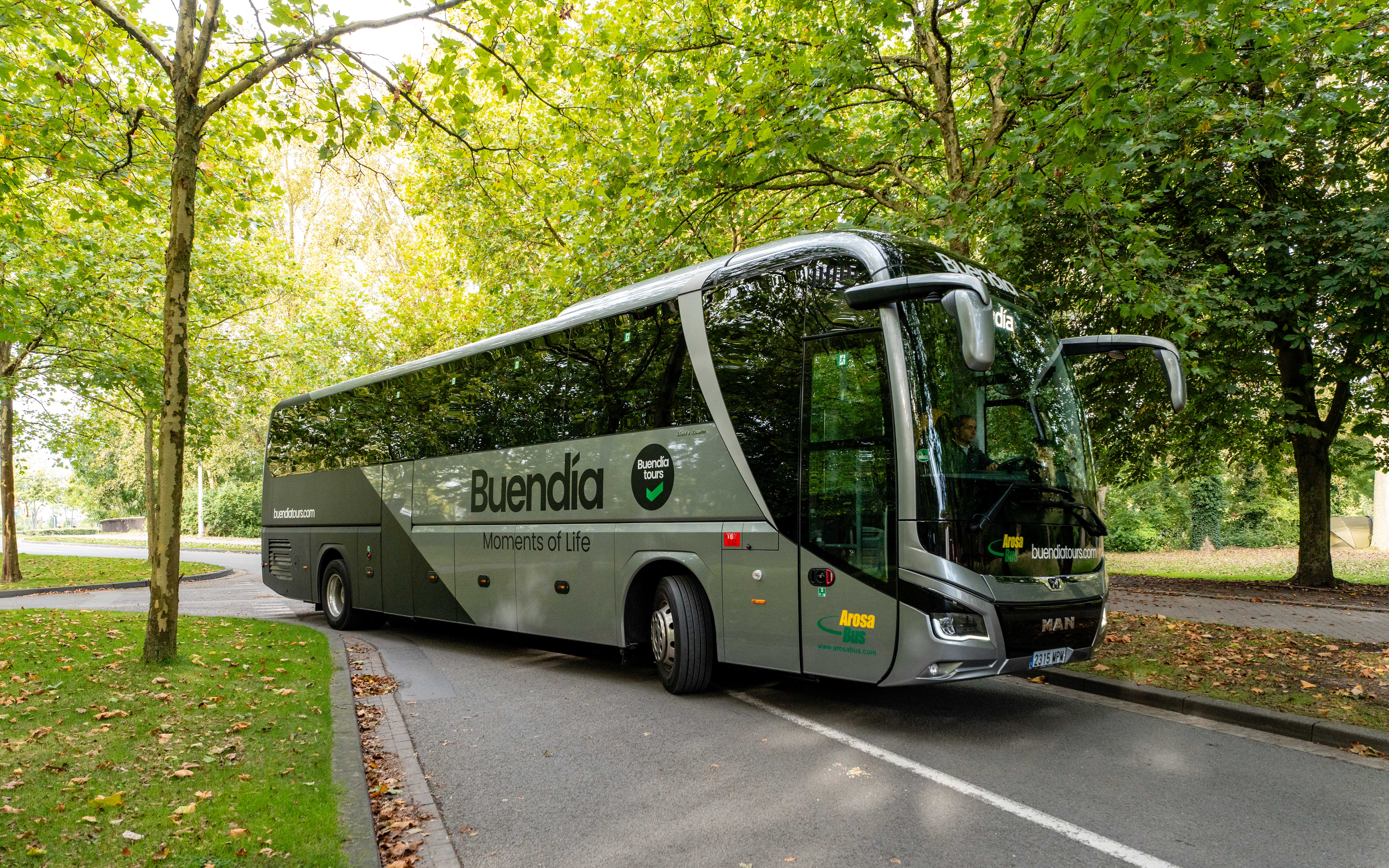 Autobús que te lleva de excursión a Gante desde Bruselas.