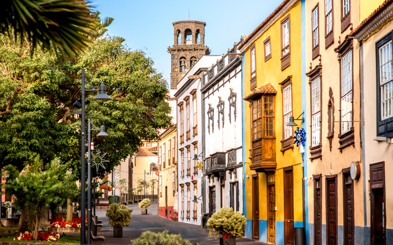 Calles de San Cristóbal de La Laguna, en la isla de Tenerife.