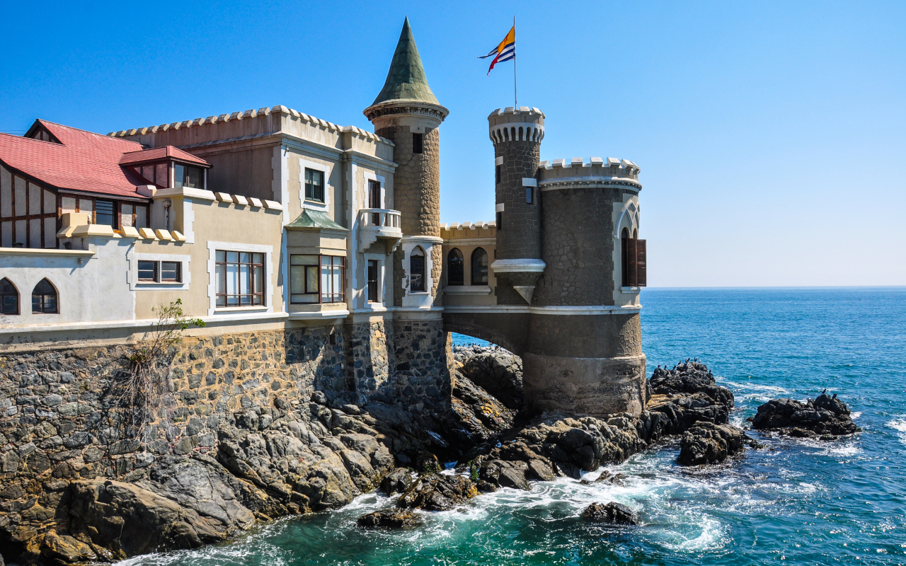 Castillo Wulff en el cerro Castillo de Viña del Mar.