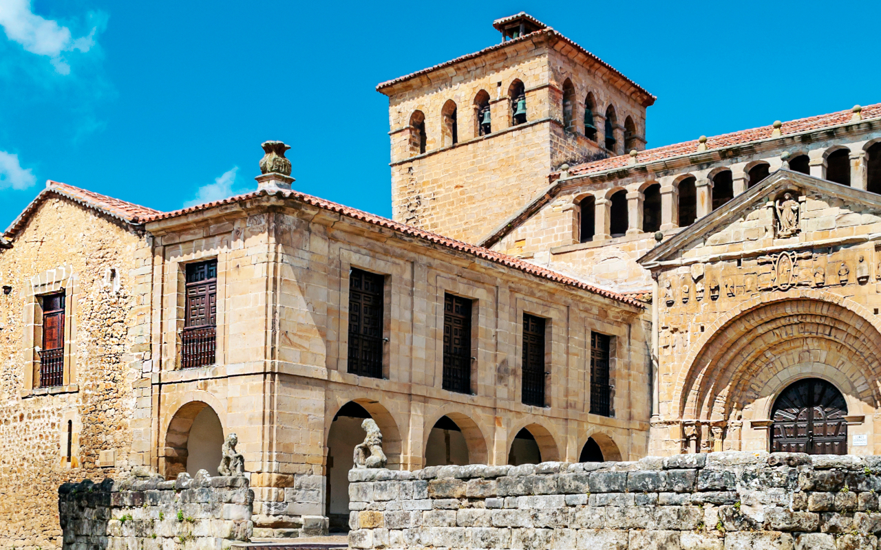 Collegiate Church of Santa Juliana in Santillana del Mar.