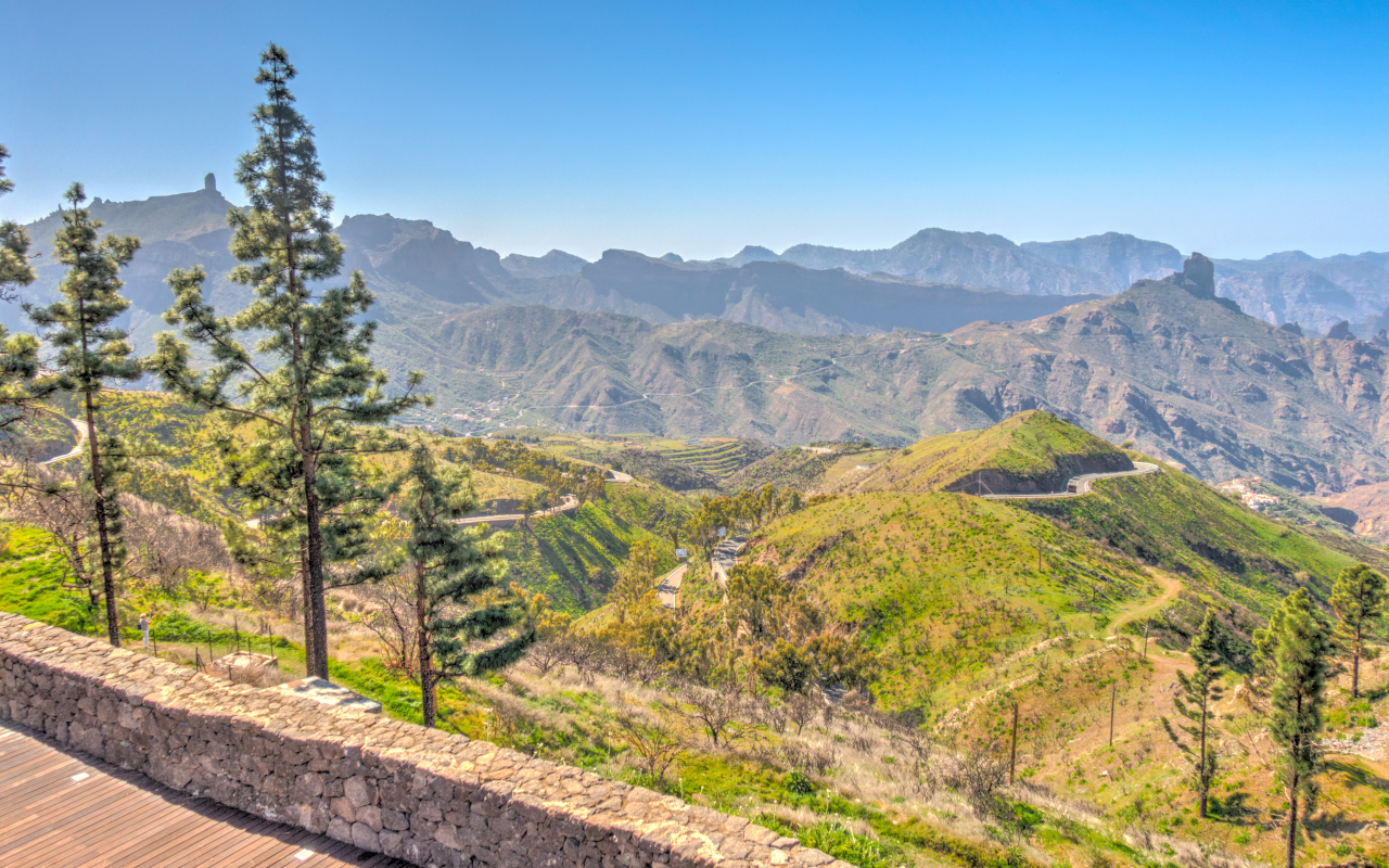 Mirador de Cruz de Tejeda, una de las paradas de esta excursión panorámica por las mejores panorámicas.