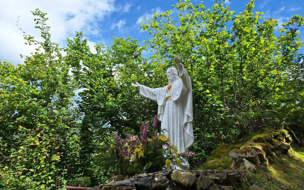 La figura de Jesús estará muy presente durante toda la excursión.