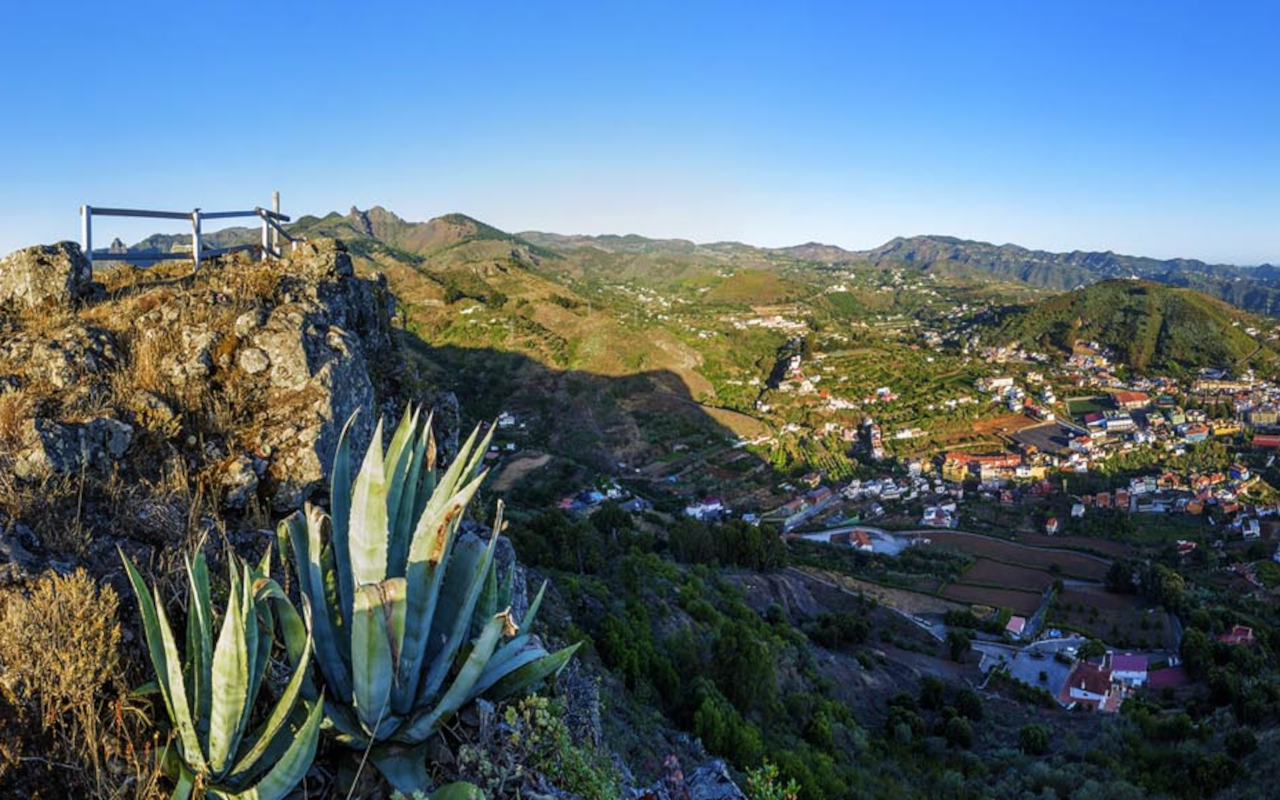 Medianías de Gran Canaria, por donde va la excursión de camino al destino.