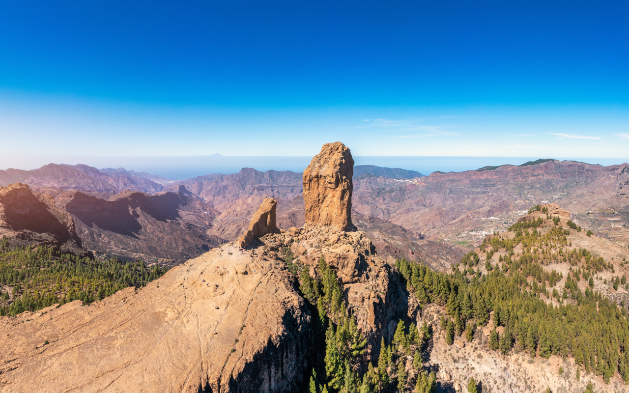 Roque Nublo es uno de los picos estrella de la isla, y símbolo de Gran Canaria.