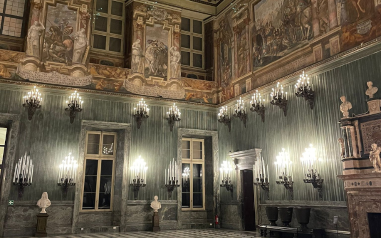 Habitación del Palacio Real de Turín, parte de las Residencias Reales de Saboya.