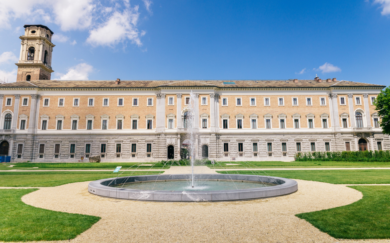 Los jardines del Palacio Real de Turín también son parte de la visita.