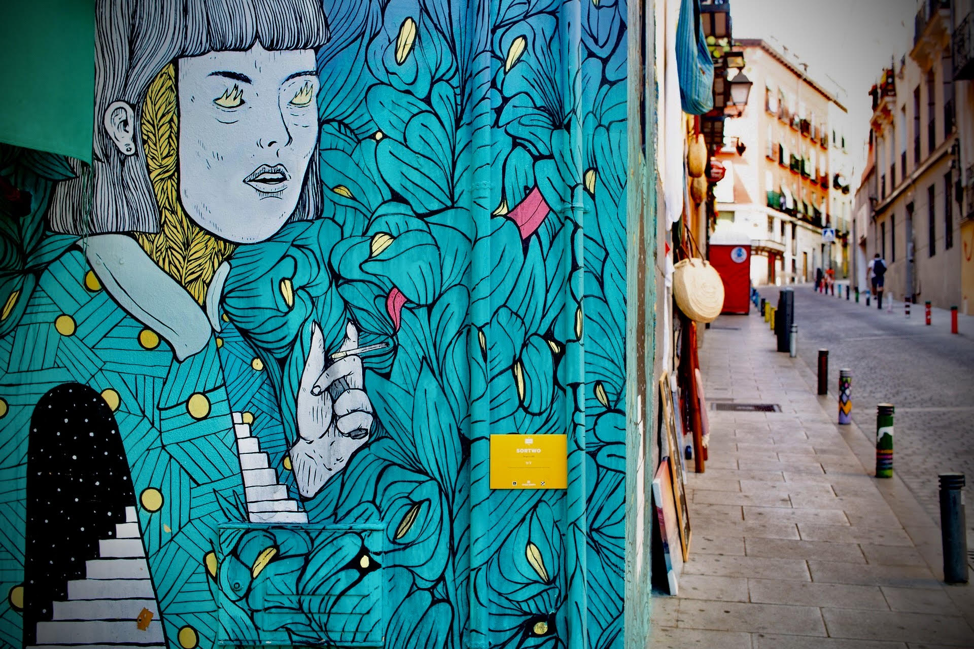 Arte urbano que veremos en el free tour por La Latina y lavapiés.