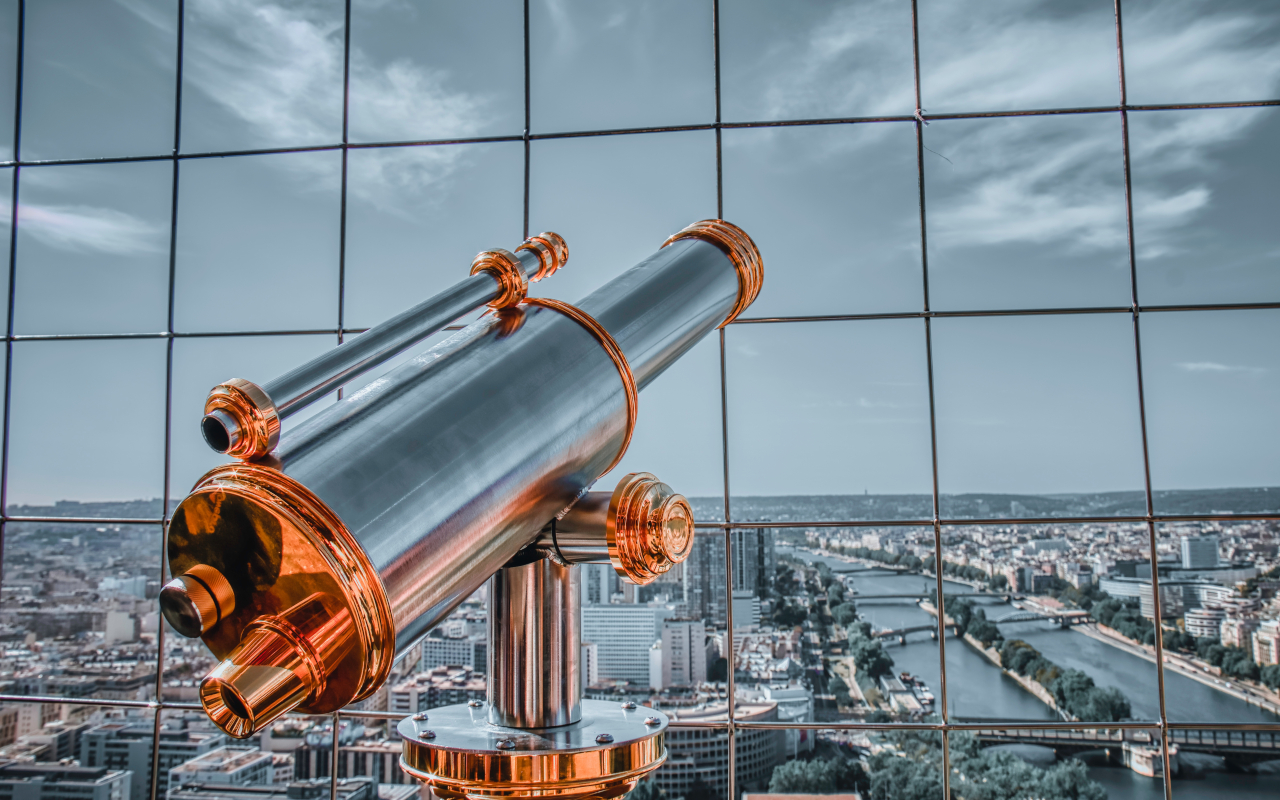 Desde el mirador, contempla vistas impresionantes de París.