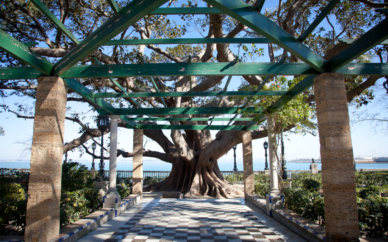 Parque de la Alameda en Cádiz