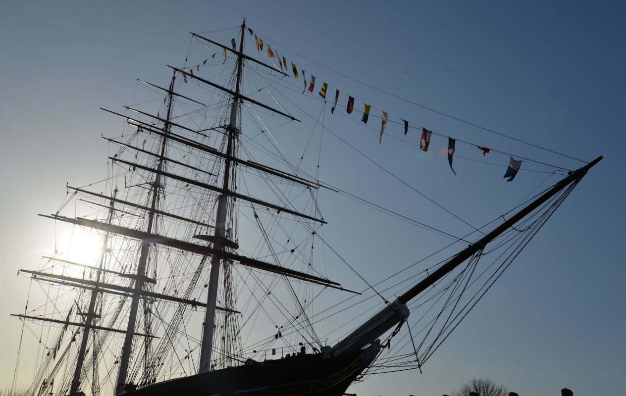 Barco Cutty Sark en Greenwich.