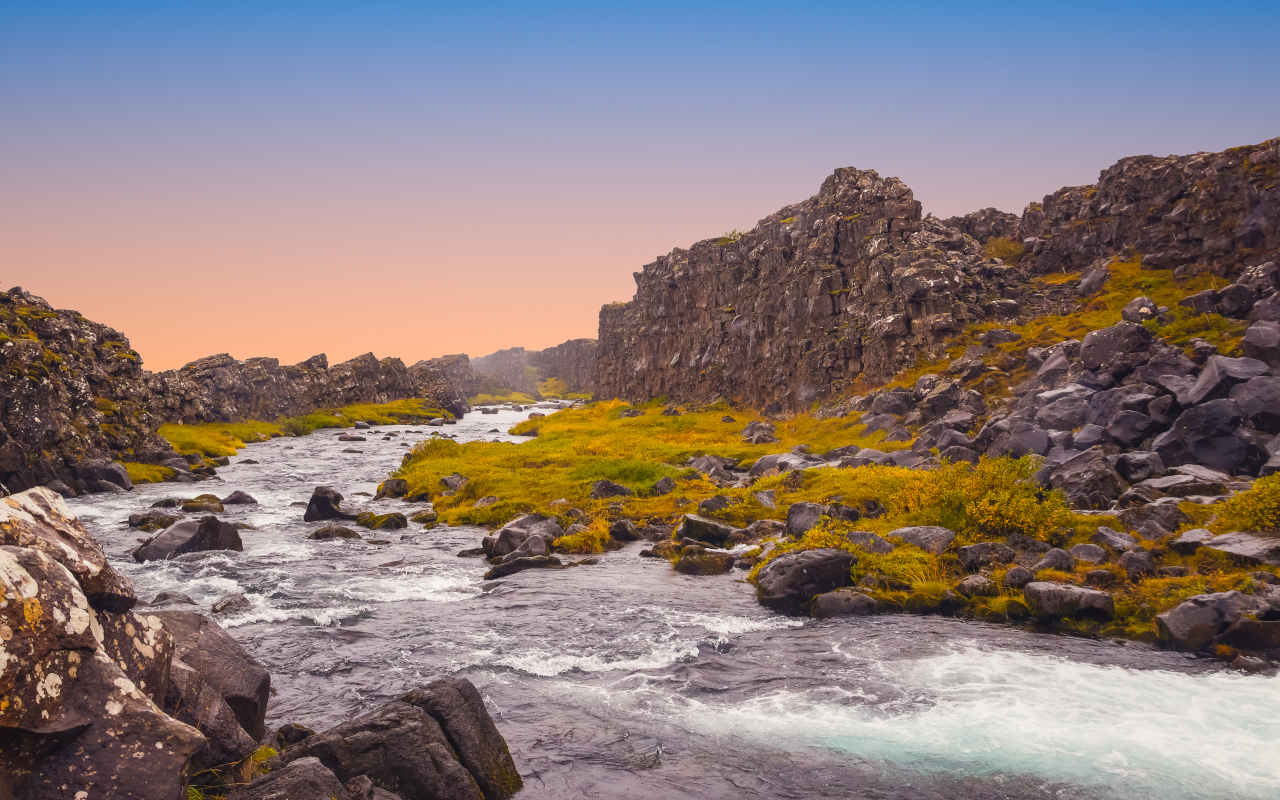 Parque Nacional de Þingvellir en Islandia