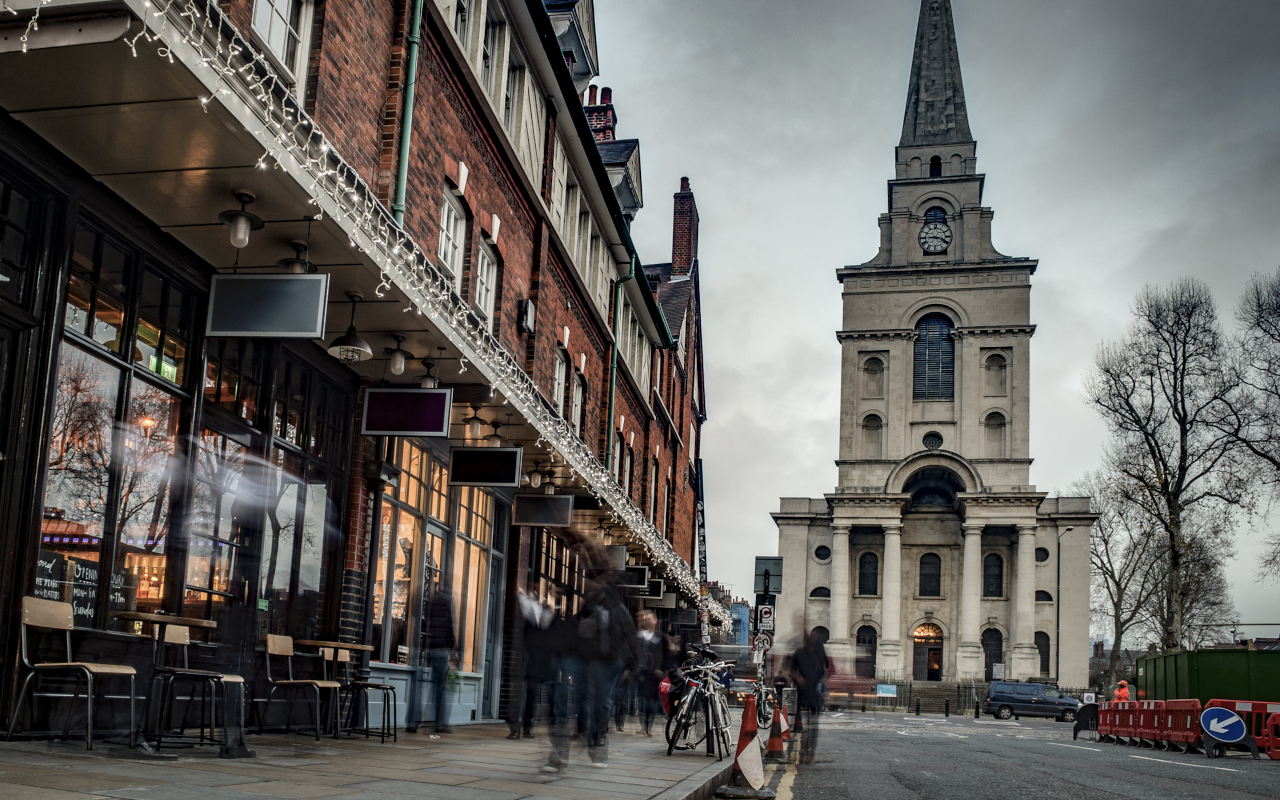 La iglesia de Spitalfields, un refugio de calma en medio del caos y la tragedia.