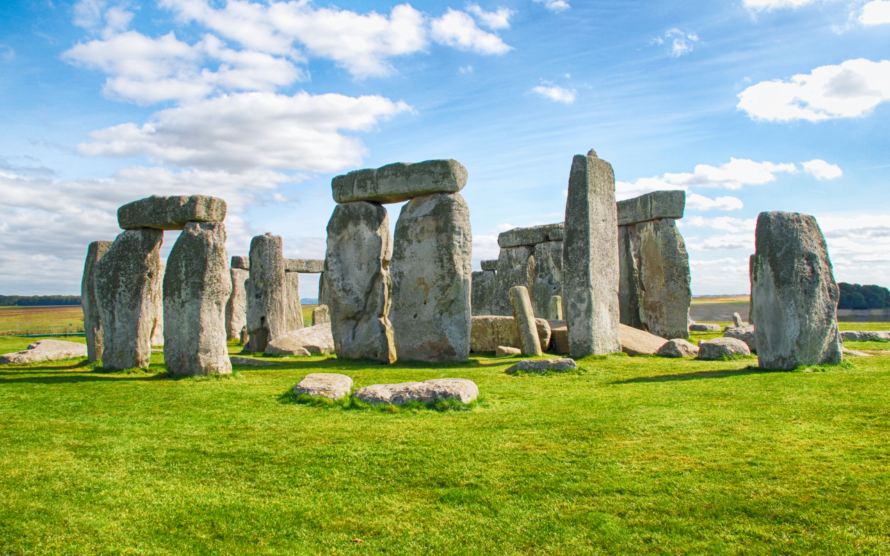 Stonehenge en Inglaterra, formación prehistórica