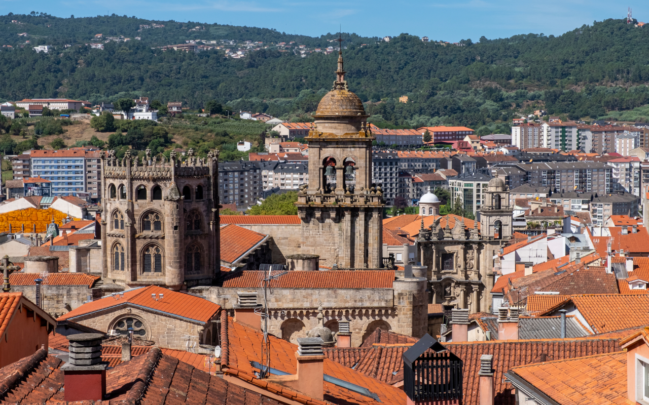 Plano general de Ourense ciudad