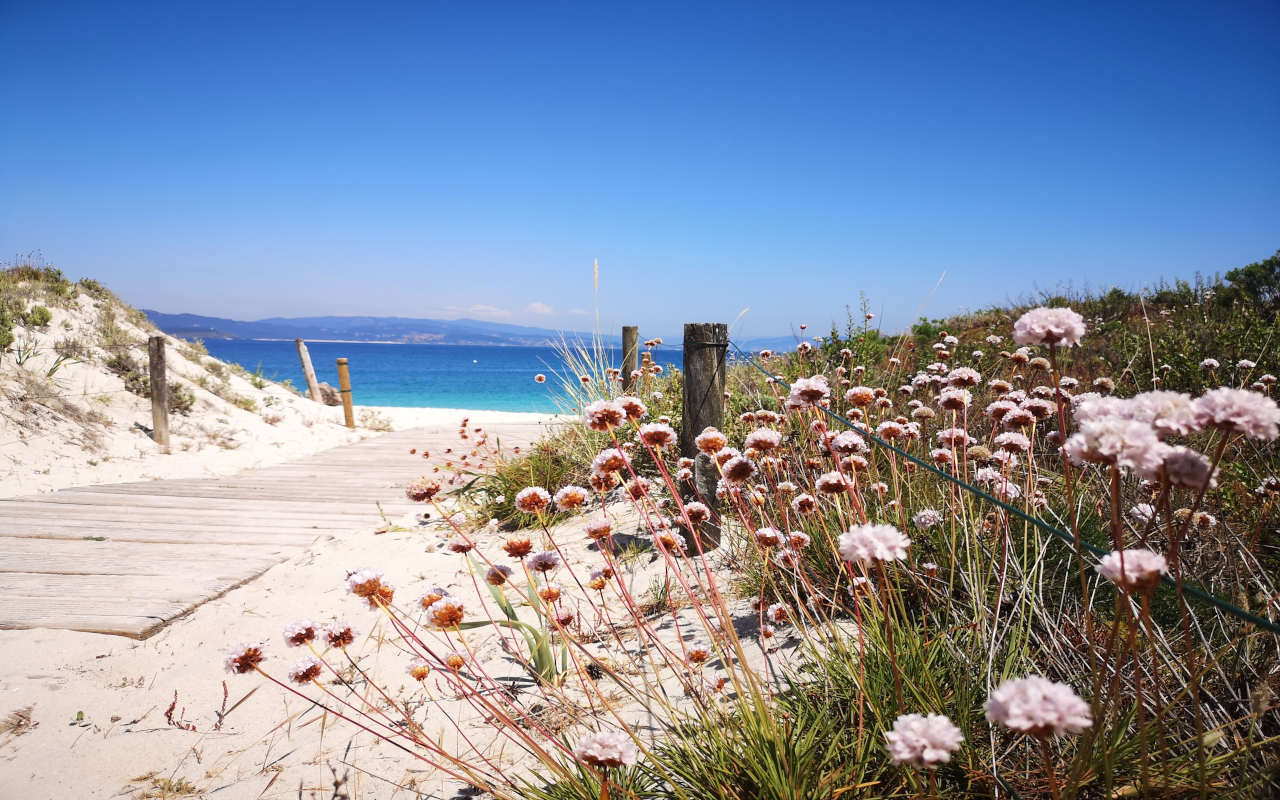 Una de las playas pertenecientes a las Islas Cíes