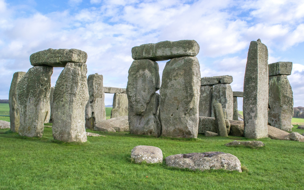 Piedras pertenecientes a la formación Prehistórica de Stonehenge en Ingalterra
