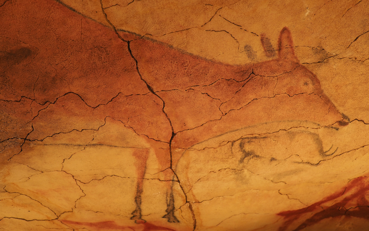 Dibujo de uno de los mejores ejemplos del arte del paleolítico.