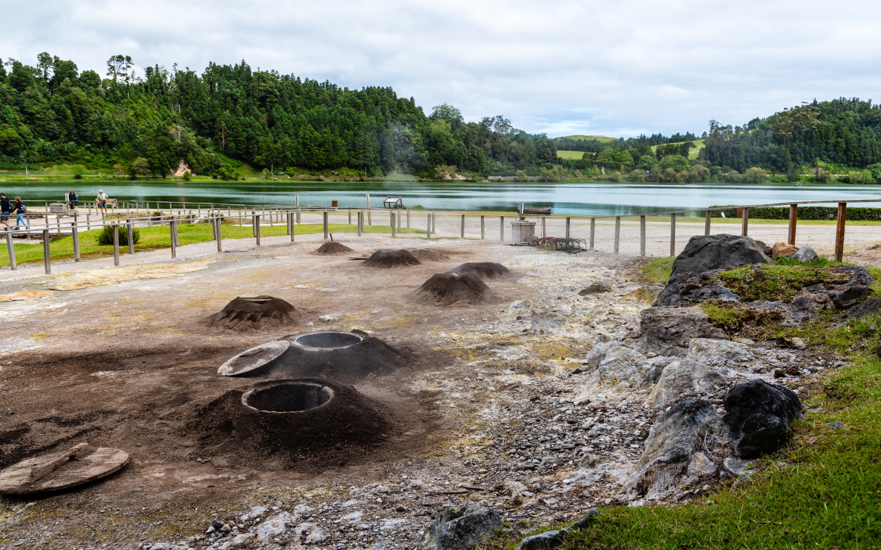 Cozido das Furnas, a traditional dish cooked underground in São Miguel, Azores