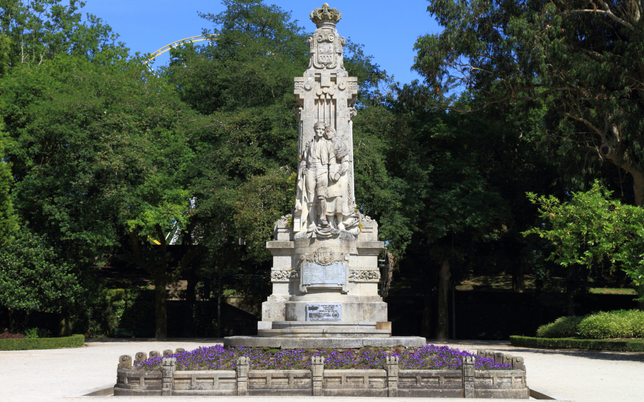 Monumento a Rosalía de Castro en Santiago de Compostela